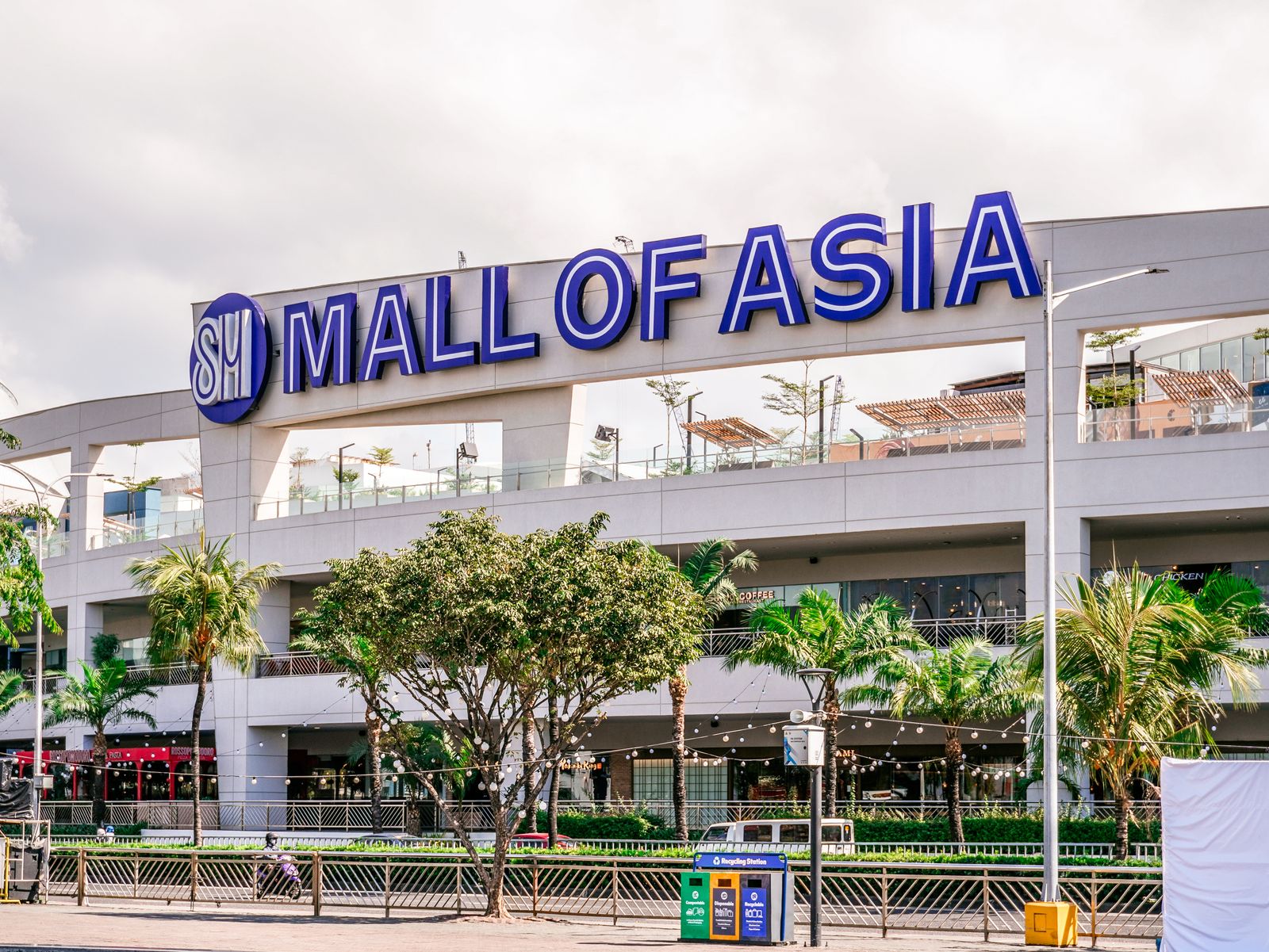 SM Mall of Asia exterior in Pasay — property search near Seaside Boulevard